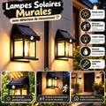 Lampes solaires murales avec détecteur de mouvement