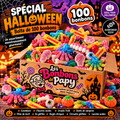Boîte de 100 Bonbons Halloween Assortis