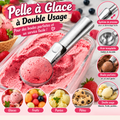 Pelle à Glace en Acier Inoxydable – Système de Pression