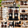 Distributeur Double de Café – 2 Réservoirs Grains & Café Moulu
