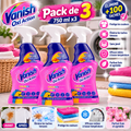 Vanish Oxi Action – Pack de 3 Sprays Détachants 750 ml