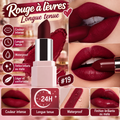 Rouge à Lèvres Longue Tenue Waterproof – Teinte Bordeaux #19
