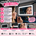 Miroir de maquillage pour voiture avec éclairage LED – Tactile