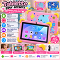 Tablette éducative pour enfants 7 pouces – Android 13 – Coque antichoc
