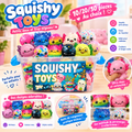 Lot de Squishy Kawaii – Mini Animaux Anti-Stress 10, 20 ou 30 Pièces