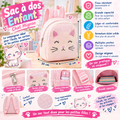 Mini Sac à Dos Enfant Chat Rose – Mignon et Pratique