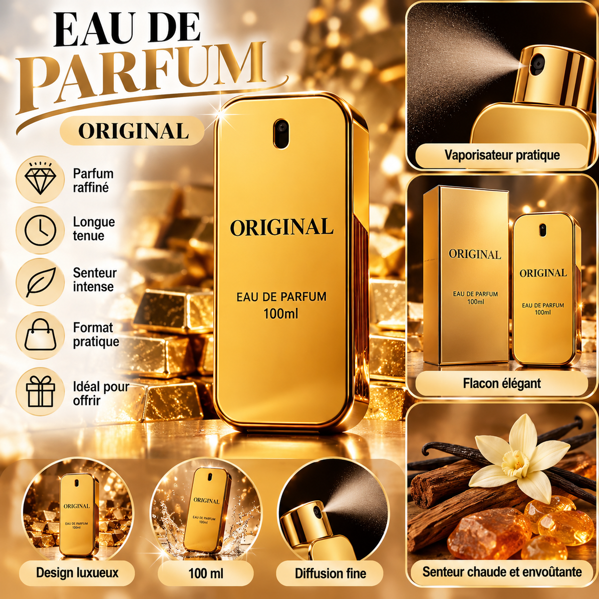 Eau de parfum Original 100 ml – Parfum élégant