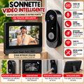 Sonnette Vidéo Intelligente avec Écran Intérieur